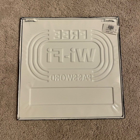 “Free Wi-Fi Password” Decor Sign - Picture 2 of 6